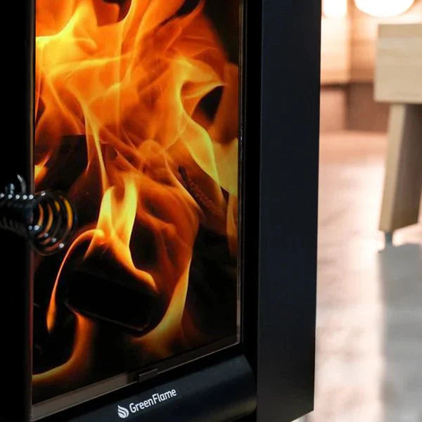 Harvia GreenFlame Series, 15.7kW, Wood Sauna Stove - The Sauna Solution LLC