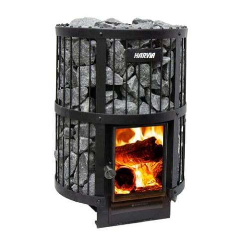 Harvia GreenFlame Series 15.9kW Wood Sauna Stove - The Sauna Solution LLC