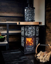 Harvia GreenFlame Series 15.9kW Wood Sauna Stove - The Sauna Solution LLC