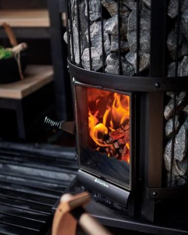 Harvia GreenFlame Series 15.9kW Wood Sauna Stove - The Sauna Solution LLC