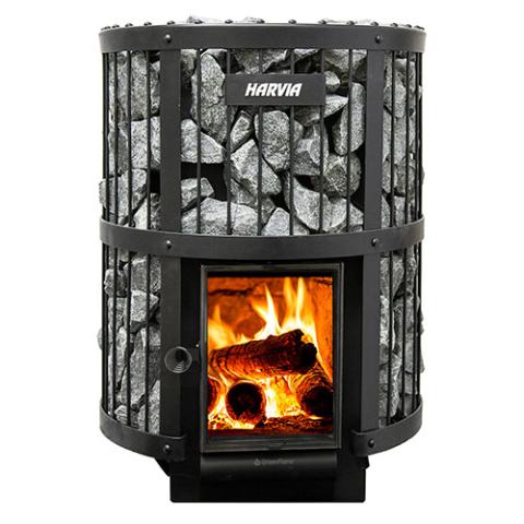 Harvia GreenFlame Series 15.9kW Wood Sauna Stove - The Sauna Solution LLC