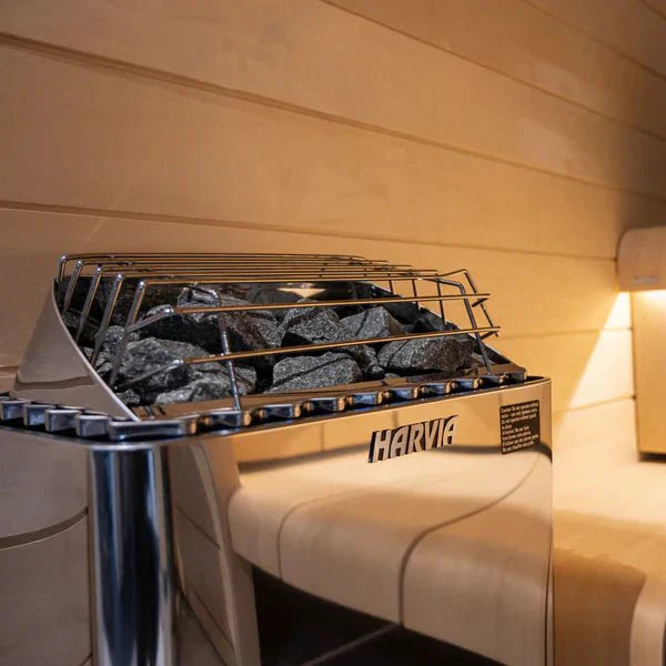 Harvia KIP Series 6kW Stainless Steel Sauna Heater at 240V 1PH with Built - In Time and Temperature Controls - The Sauna Solution