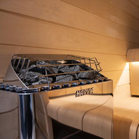 Harvia KIP80W Electric Sauna Heater Package - The Sauna Solution