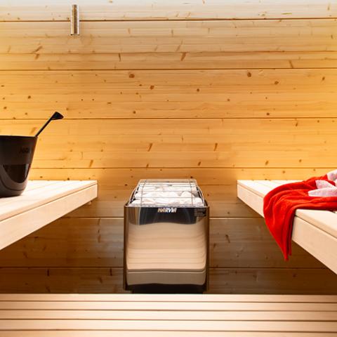 Harvia KIP80W Electric Sauna Heater Package - The Sauna Solution LLC