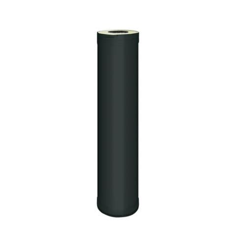 Harvia Sauna Wood Stove Chimney Extension, 1000mm, Black Steel - The Sauna Solution LLC