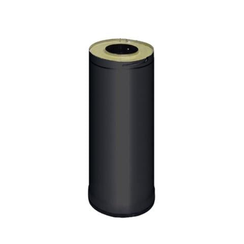 Harvia Sauna Wood Stove Chimney Extension, 500mm, Black Steel - The Sauna Solution LLC
