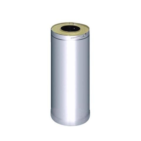 Harvia Sauna Wood Stove Chimney Extension, 500mm, Stainless Steel - The Sauna Solution LLC