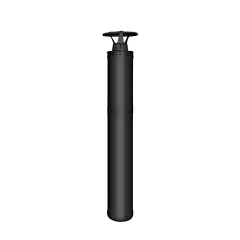 Harvia Sauna Wood Stove Chimney Kit, 1500mm, Black Steel - The Sauna Solution LLC