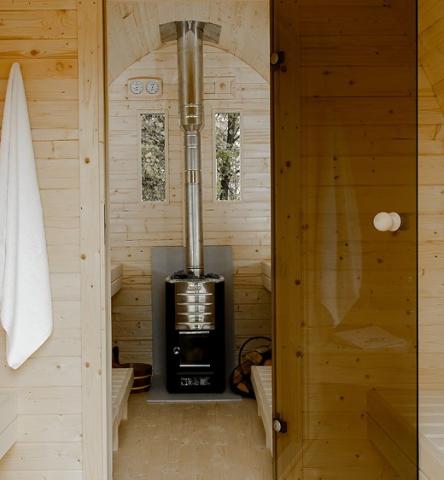 Harvia Sauna Wood Stove Chimney Kit, 1500mm, Stainless Steel - The Sauna Solution LLC