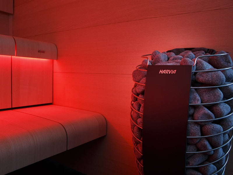 Harvia Spirit SP80E Electric Sauna Heater Package - 240V/1PH (Home Use) / Xenio CX45 + WiFi Control Package - The Sauna Solution LLC