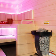 Harvia Spirit SP80E Electric Sauna Heater Package - 240V/1PH (Home Use) / Xenio CX45 + WiFi Control Package - The Sauna Solution LLC