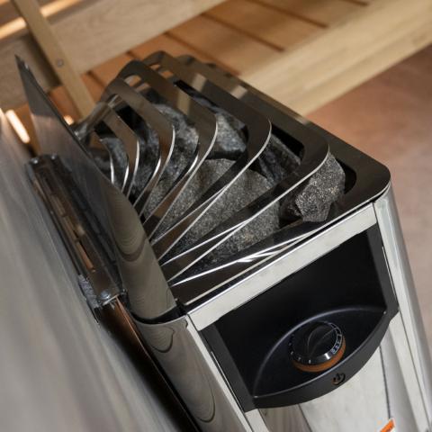 Harvia The Wall Series, 8kW, Stainless Steel Sauna Heater, 240V 1PH - The Sauna Solution LLC