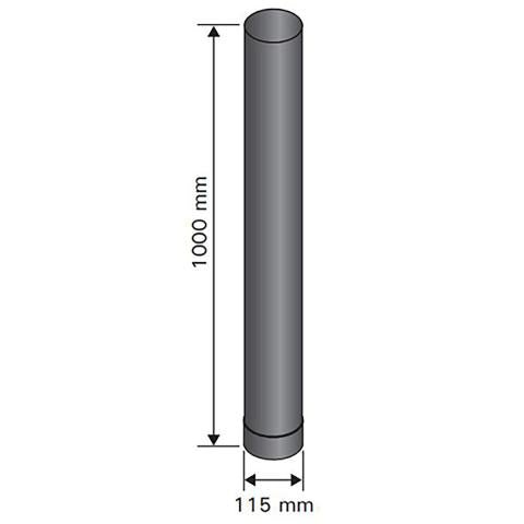 Harvia WZ115100 Smoke Pipe WZ115100 - The Sauna Solution LLC