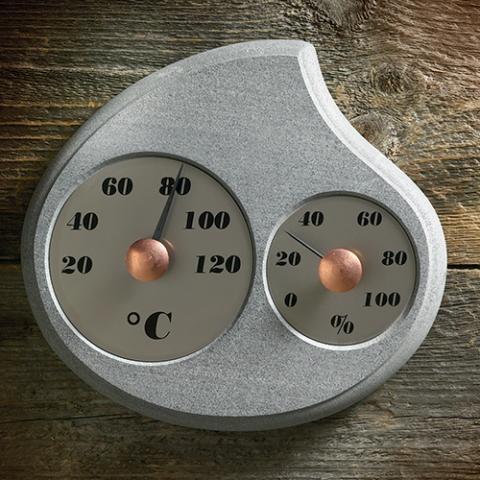 Hukka Maininki Sauna Thermometer and Hygrometer - The Sauna Solution