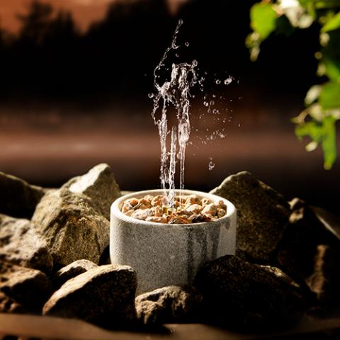 Hukka Saunatroikka Sauna Fountain - The Sauna Solution