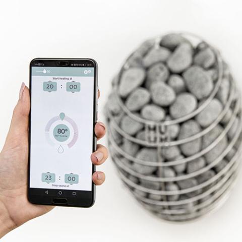 HUUM DROP Electric Heater Package w/ UKU Wifi Controller and Stones - The Sauna Solution LLC