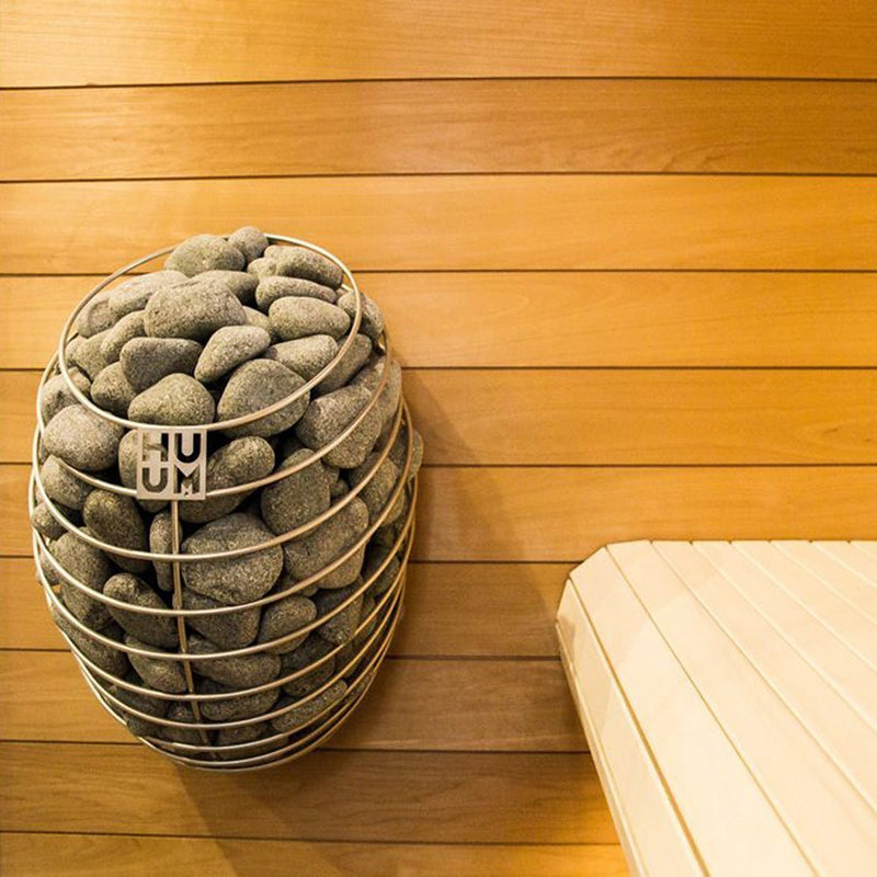 HUUM DROP Series 4.5kW Sauna Heater Package - UKU Local with Black Case - The Sauna Solution