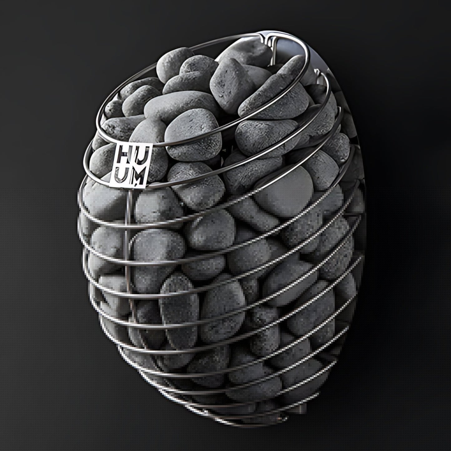 HUUM DROP Series 4.5kW Sauna Heater Package - UKU Local with Black Case - The Sauna Solution