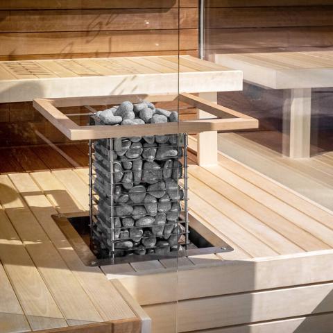Huum Embedding Flange for CLIFF/STEEL Series Sauna Heaters - The Sauna Solution LLC