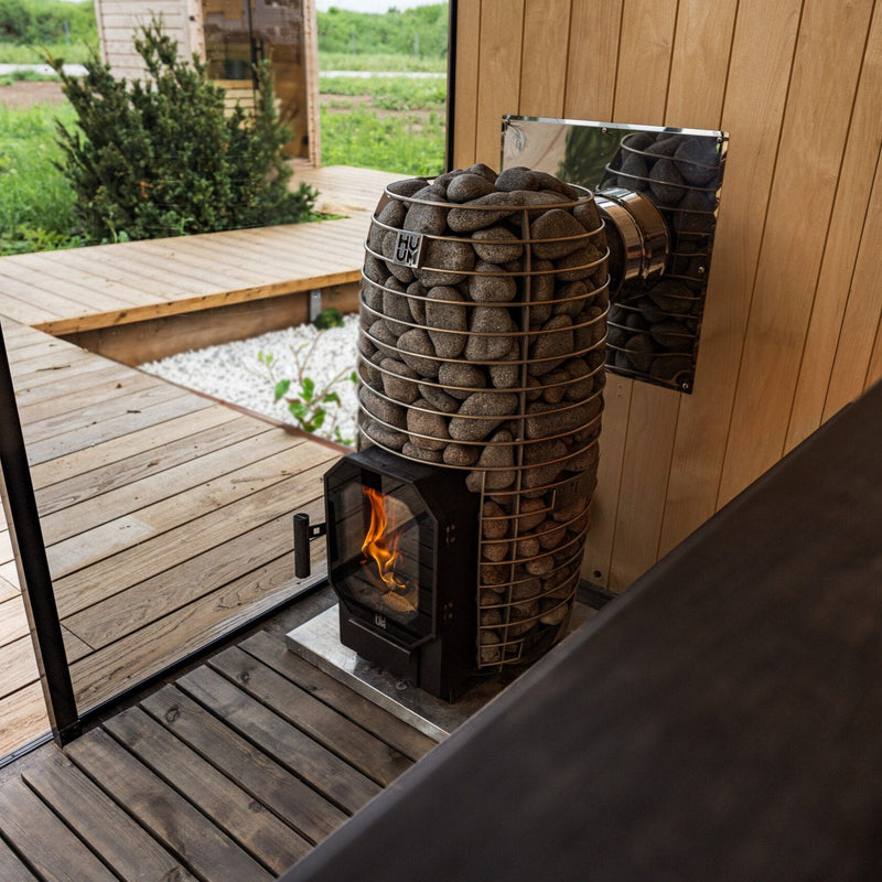 HUUM Hive Flow Mini Wood Burning Sauna Stove - The Sauna Solution LLC