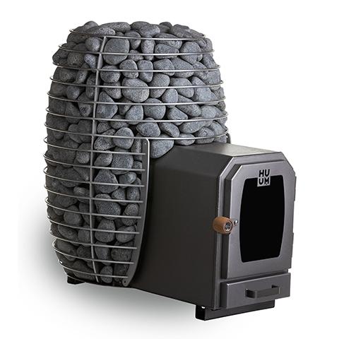 HUUM HIVE Wood Series 17.0kW Wood - Fired Sauna Stove w/ Firebox Extension - The Sauna Solution LLC