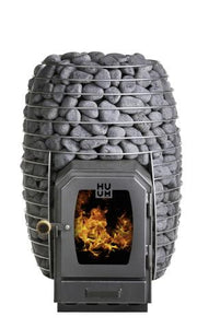 HUUM HIVE Wood Series 17.0kW Wood - Fired Sauna Stove w/ Firebox Extension - The Sauna Solution LLC