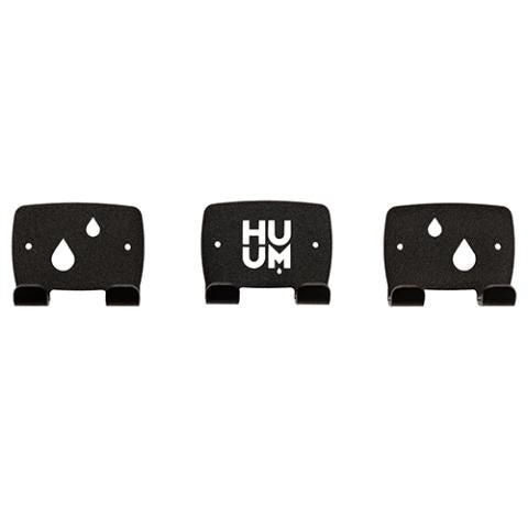 HUUM OVO Sauna Design Towel Hook Set, Black - The Sauna Solution