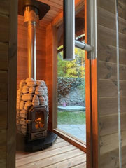 HUUM Sauna Wood Stove Chimney Set, Thru - Ceiling - The Sauna Solution LLC