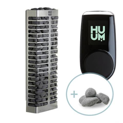 HUUM STEEL Mini Series 3.5kW Sauna Heater Package - The Sauna Solution LLC