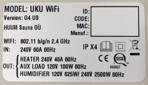 HUUM UKU Wi - Fi Spare Main Module - The Sauna Solution