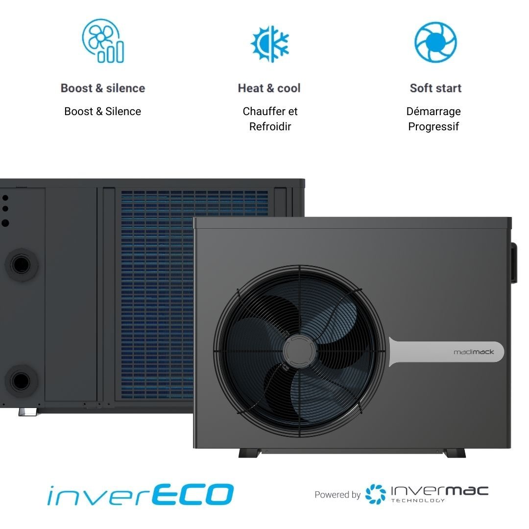 Madimack InverEco INVECO320 Pool Heat Pump (Heat and Cool) - The Sauna Solution