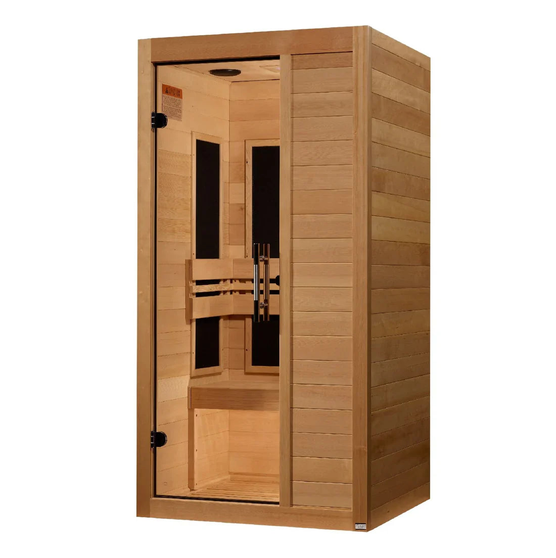 Maxxus "S-Line" 1 Person Ultra Low EMF FAR IR Sauna (MX-S106-01 ELITE)
