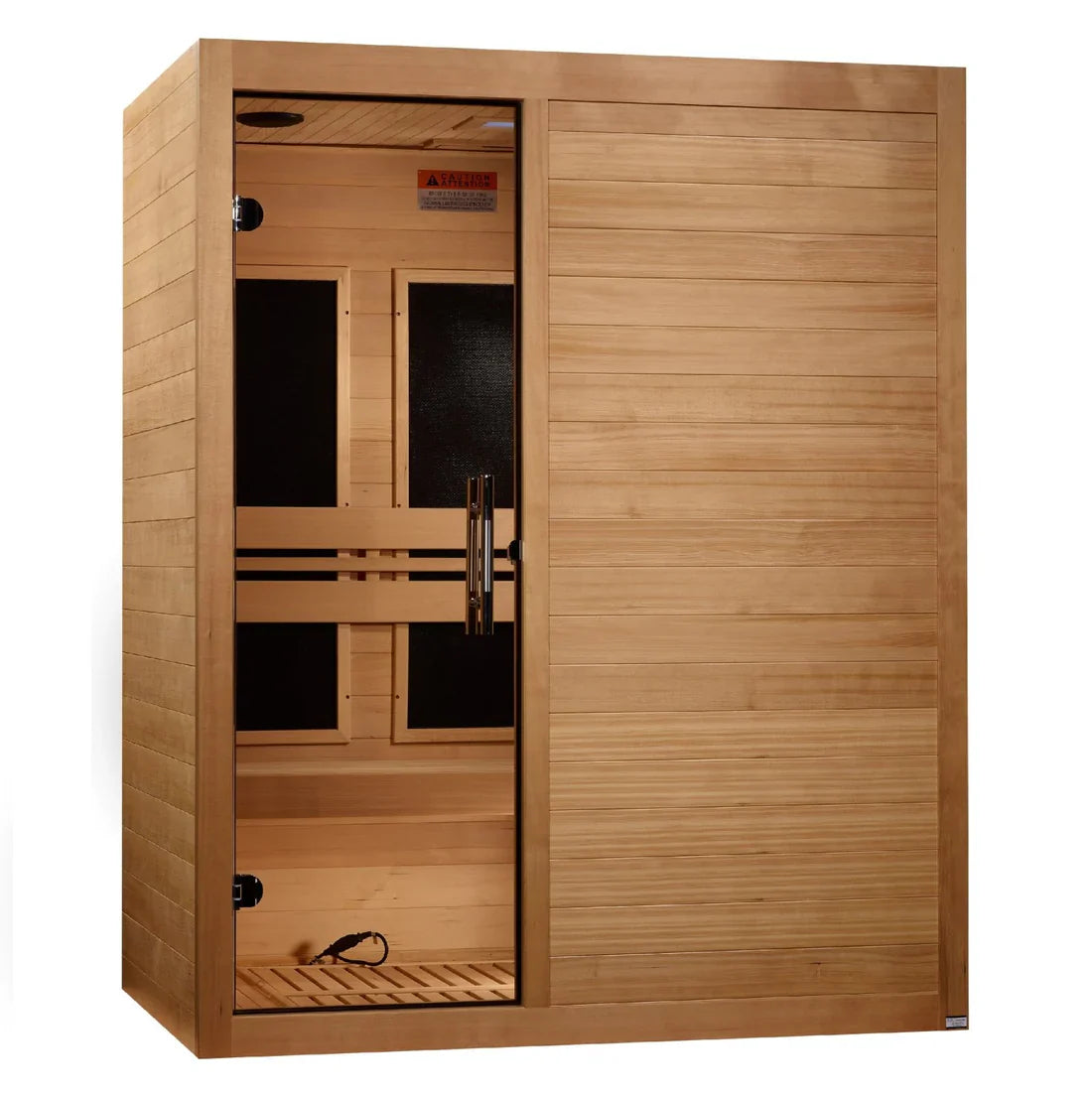 Maxxus S-Line Infrared Sauna Ultra Low EMF with Canadian Hemlock