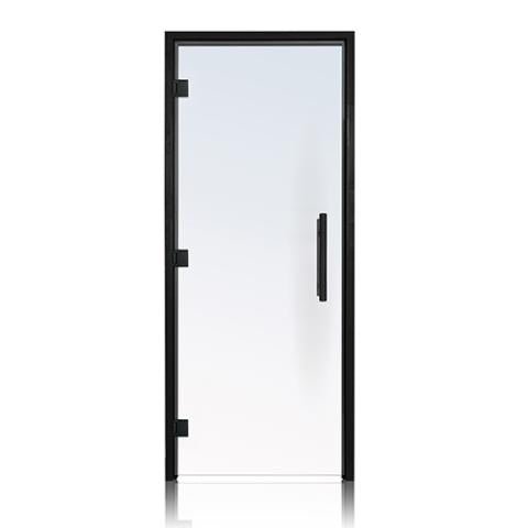 ProSaunas Clear ADA Glass Sauna Door 36x81 Black Alder - The Sauna Solution LLC