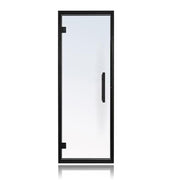 ProSaunas Clear Glass Sauna Door 24x73 Black Alder - The Sauna Solution LLC