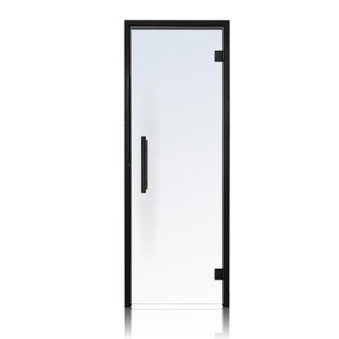ProSaunas Clear Glass Sauna Door 24x81 Black Alder - The Sauna Solution