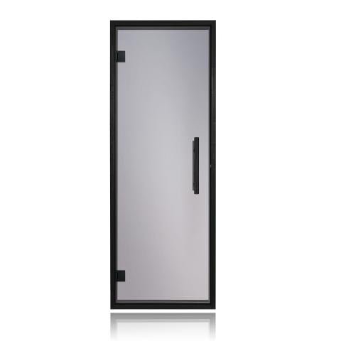 ProSaunas Tinted Glass Sauna Door 24x73 Black Alder - The Sauna Solution