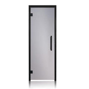ProSaunas Tinted Glass Sauna Door 24x81 Black Alder - The Sauna Solution LLC