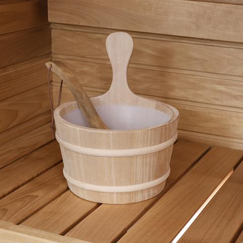 ProSaunas Wood Sauna Bucket - The Sauna Solution LLC