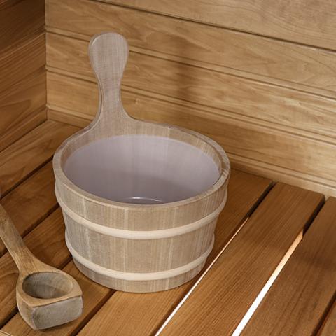 ProSaunas Wood Sauna Bucket - The Sauna Solution LLC