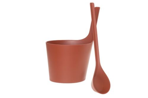 Rento Pisara Brown Bucket/Ladle - The Sauna Solution LLC