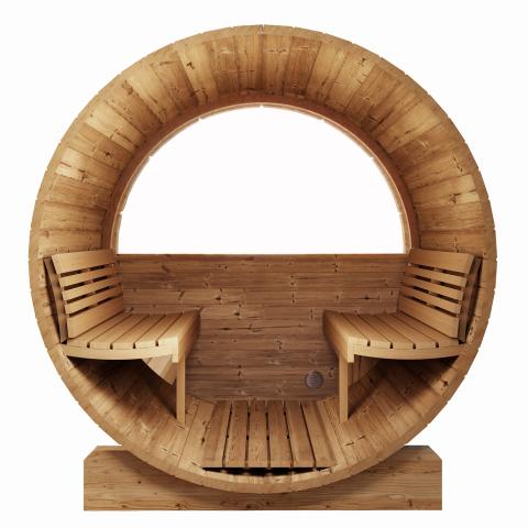 SaunaLife Model E6W Sauna Barrel - Window - The Sauna Solution LLC