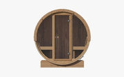 SaunaLife Model E7G Sauna Barrel Glass Front - The Sauna Solution LLC