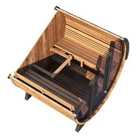 SaunaLife Model EE8G Sauna Barrel - The Sauna Solution