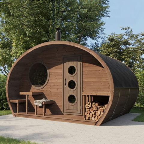 SaunaLife Model G11 Outdoor Home Sauna Kit - The Sauna Solution LLC