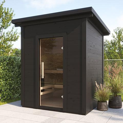 SaunaLife Model G2 Outdoor Home Sauna Kit - The Sauna Solution