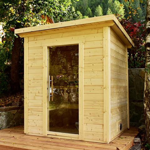 SaunaLife Model G2 Outdoor Home Sauna Kit - The Sauna Solution
