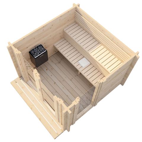 SaunaLife Model G4 Outdoor Home Sauna Kit - The Sauna Solution LLC