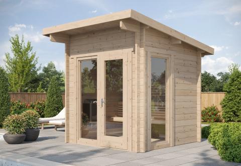 SaunaLife Model G4 Outdoor Home Sauna Kit - The Sauna Solution