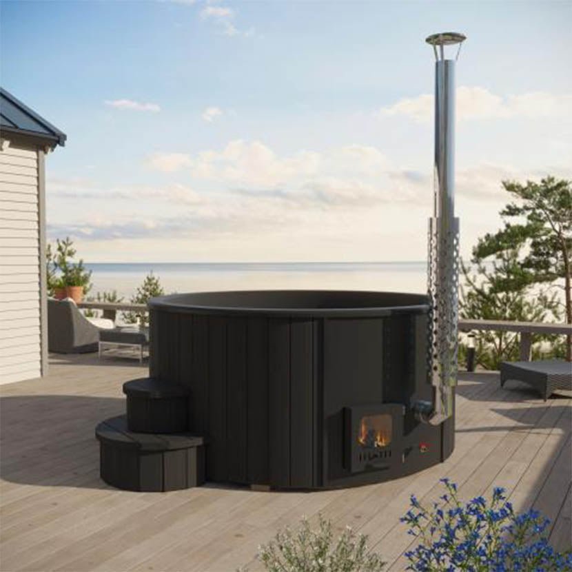 SaunaLife Model S4 Wood - Fired Hot Tub - The Sauna Solution
